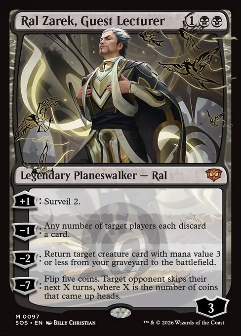 Ral Zarek, Guest Lecturer (97) (Foil) - Secrets of Strixhaven - Game On