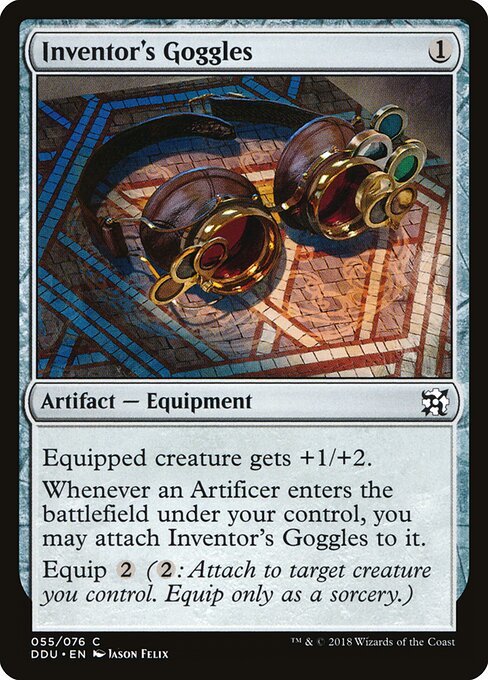 Inventor's Goggles (55) - Duel Decks: Elves vs. Inventors - Game On