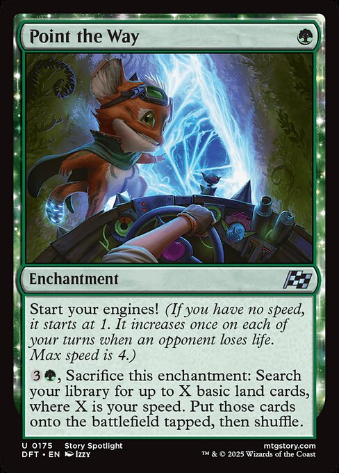 Point the Way (175) (Foil) - Aetherdrift - Game On