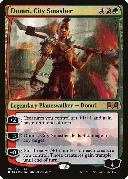 Domri, City Smasher (269) (Foil) - Ravnica Allegiance - Game On