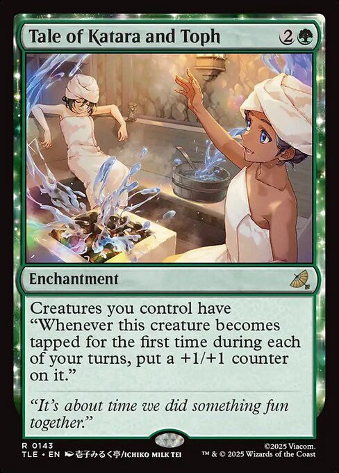 Tale of Katara and Toph (143) (Foil) - Avatar: The Last Airbender Eternal - Game On