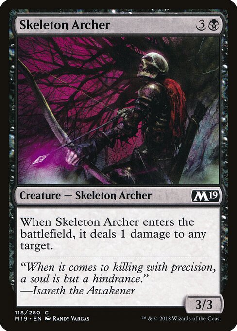 Skeleton Archer (118) - Core Set 2019 - Game On