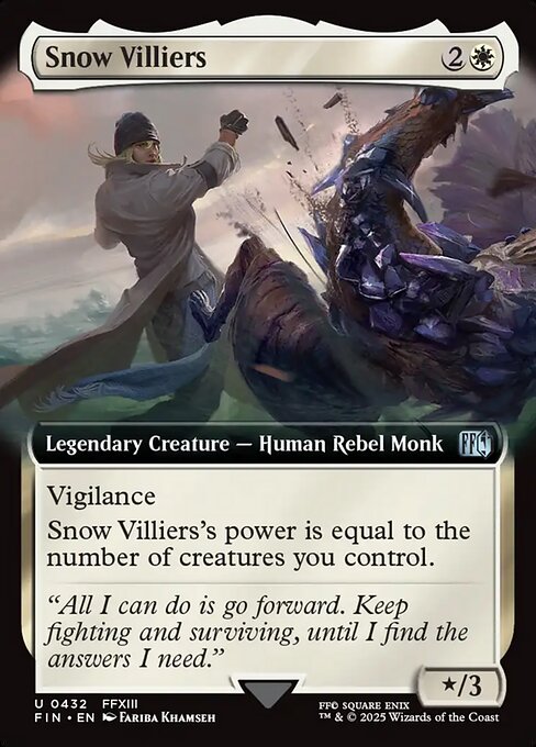 Snow Villiers (432) - EXTENDED ART (Foil) - Final Fantasy - Game On