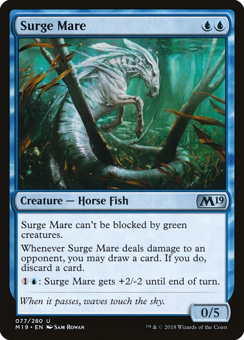Surge Mare (77) (Foil) - Core Set 2019 - Game On
