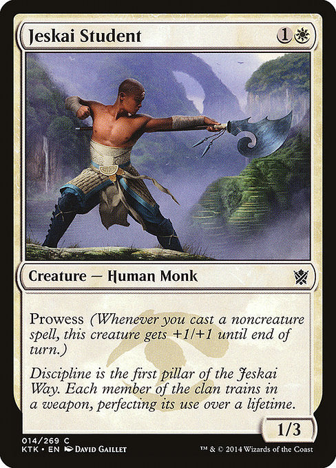 Jeskai Student (14) (Foil) - Khans of Tarkir - Game On