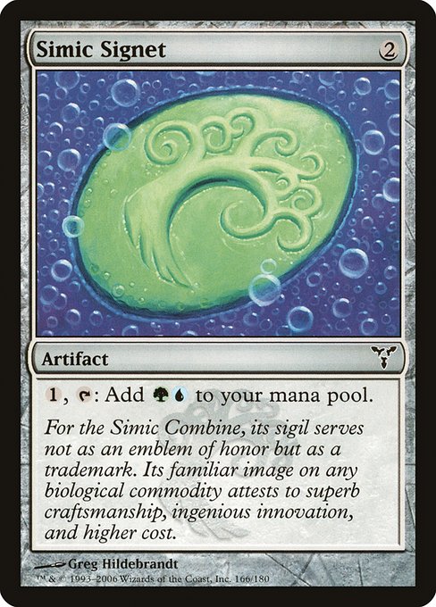 Simic Signet (166) - Dissension - Game On