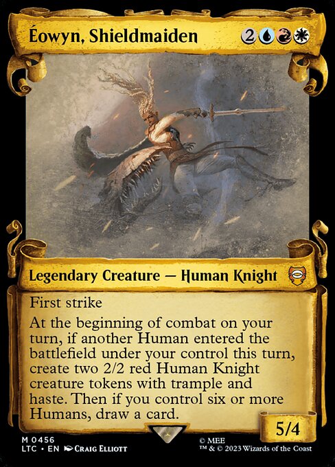 Éowyn, Shieldmaiden (456) - SHOWCASE (Foil) - Tales of Middle-earth Commander - Game On