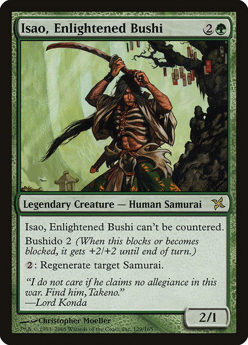 Isao, Enlightened Bushi (129) - Betrayers of Kamigawa - Game On