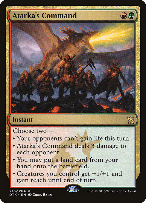Atarka's Command (213) - Dragons of Tarkir - Game On