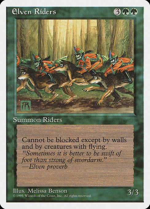 Elven Riders (242) - Fourth Edition - Game On