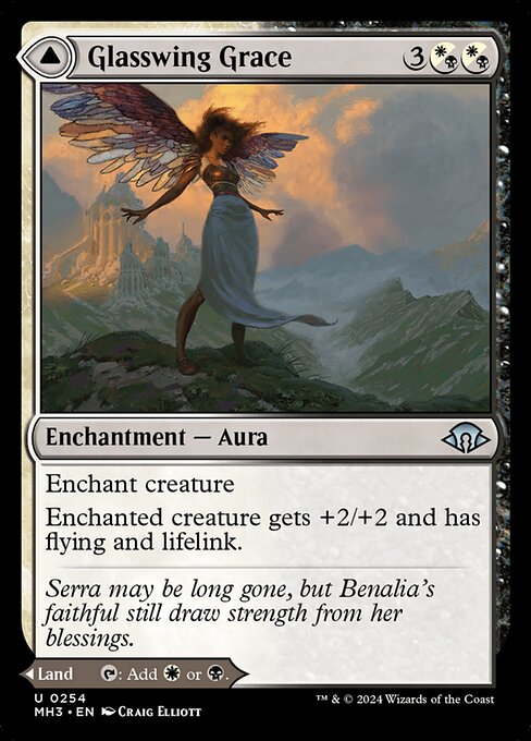 Glasswing Grace // Age-Graced Chapel (254) - Modern Horizons 3 - Game On