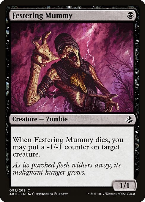Festering Mummy (91) (Foil) - Amonkhet - Game On
