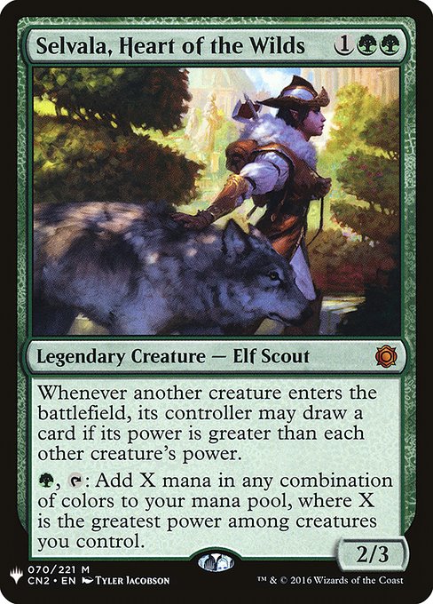 Selvala, Heart of the Wilds (CN2-70) - The List - Game On