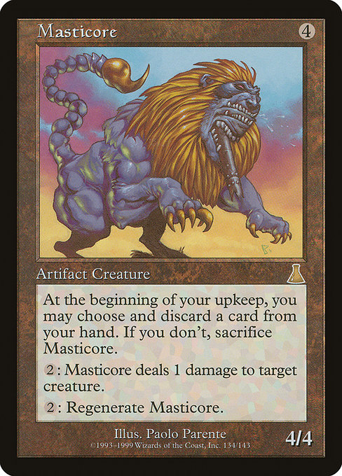 Masticore (134) - Urza's Destiny - Game On