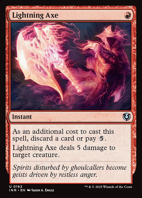 Lightning Axe (162) (Foil) - Innistrad Remastered - Game On