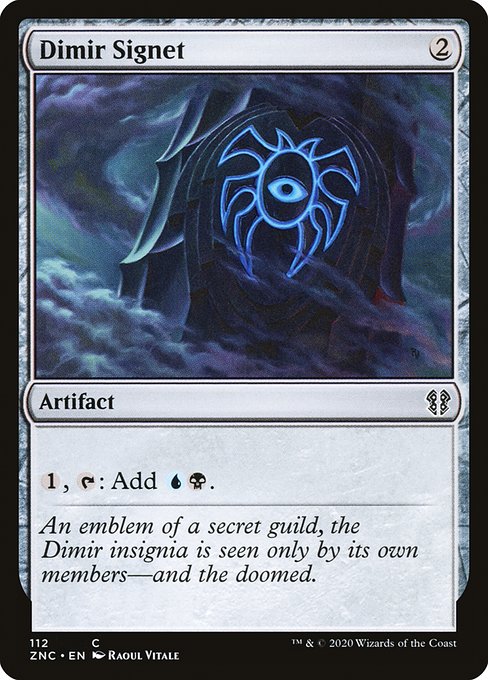 Dimir Signet (112) - Zendikar Rising Commander - Game On