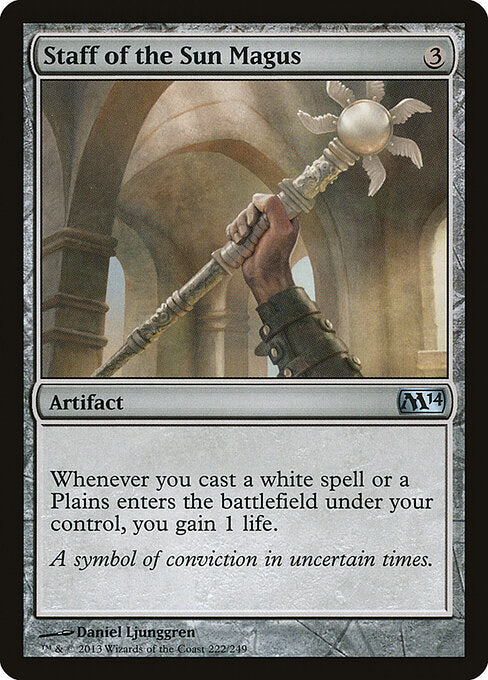 Staff of the Sun Magus (222) - Magic 2014 - Game On