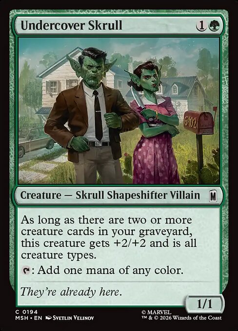 Undercover Skrull (194) (Foil) - Marvel Super Heroes - Game On