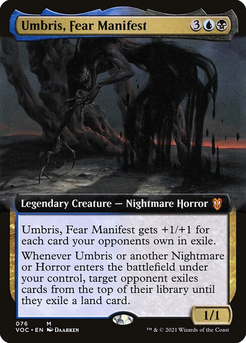 Umbris, Fear Manifest (76) - EXTENDED ART - Crimson Vow Commander - Game On