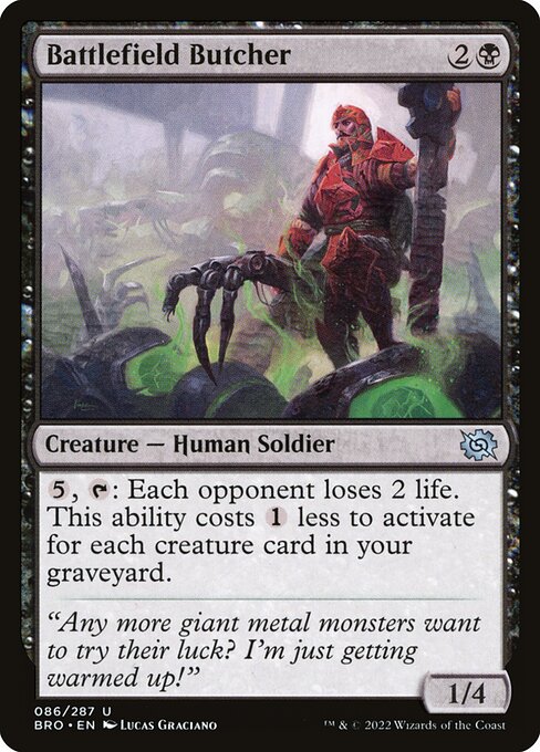 Battlefield Butcher (86) (Foil) - The Brothers' War - Game On