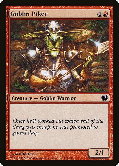 Goblin Piker (194★) - Ninth Edition - Game On