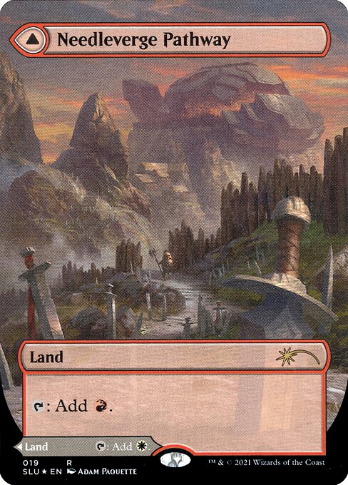 Needleverge Pathway // Pillarverge Pathway (19) - BORDERLESS (Foil) - Secret Lair: Ultimate Edition - Game On