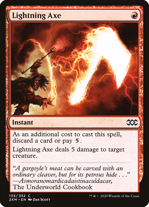 Lightning Axe (135) (Foil) - Double Masters - Game On