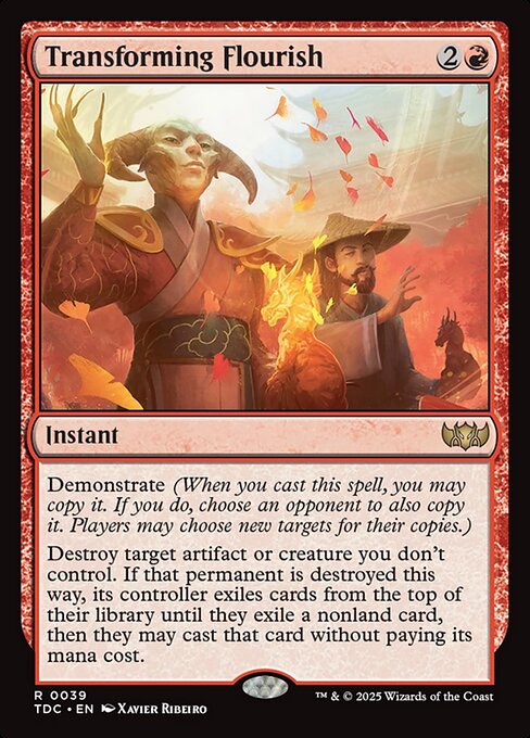 Transforming Flourish (39) - Tarkir: Dragonstorm Commander - Game On