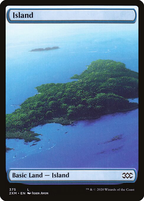 Island (375) - FULL ART - Double Masters - Game On