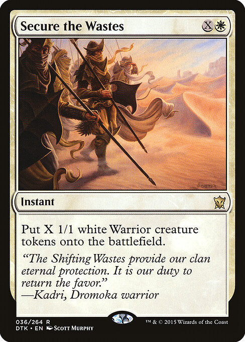 Secure the Wastes (36) (Foil) - Dragons of Tarkir - Game On