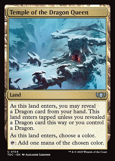Temple of the Dragon Queen (104) - Tarkir: Dragonstorm Commander - Game On