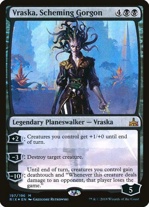 Vraska, Scheming Gorgon (197) (Foil) - Rivals of Ixalan - Game On