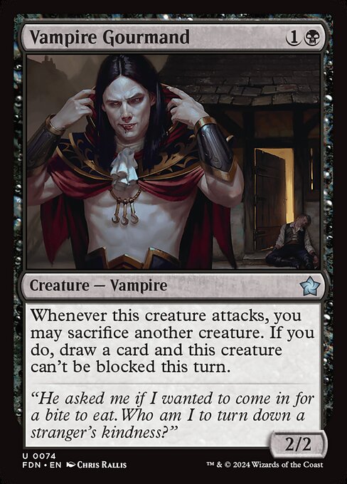 Vampire Gourmand (74) - Foundations - Game On