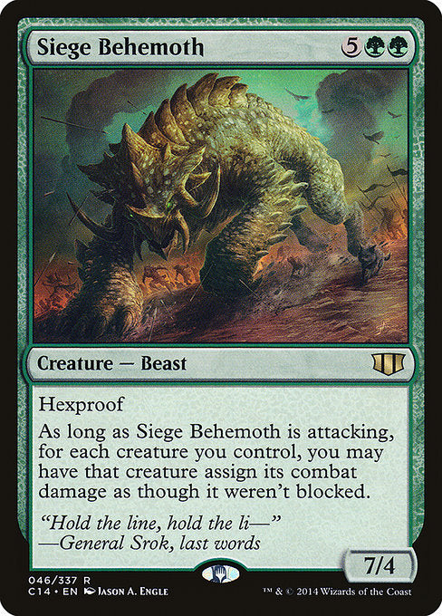 Siege Behemoth (46) - Commander 2014 - Game On