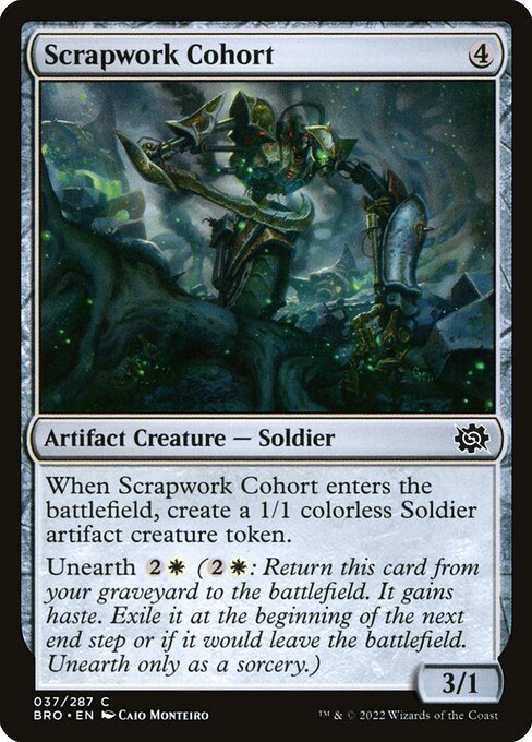 Scrapwork Cohort (37) (Foil) - The Brothers' War - Game On