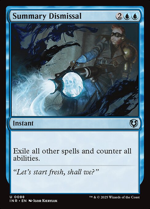 Summary Dismissal (88) (Foil) - Innistrad Remastered - Game On