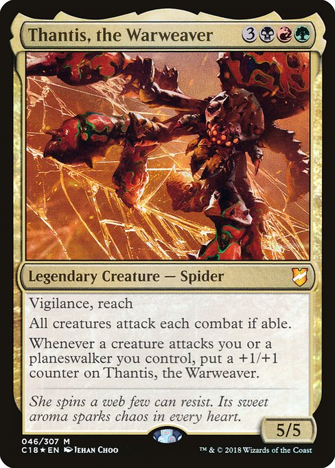Thantis, the Warweaver (46) (Foil) - Commander 2018 - Game On