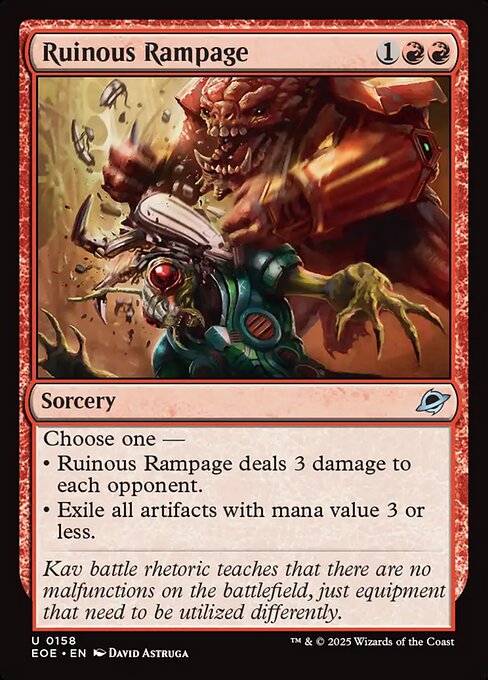 Ruinous Rampage (158) - Edge of Eternities - Game On