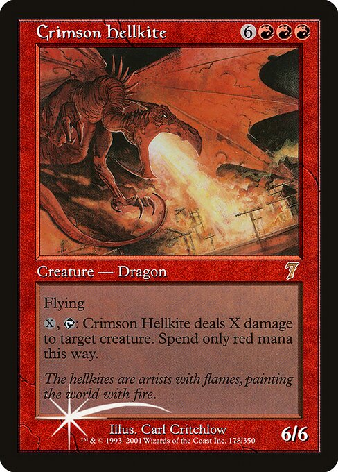Crimson Hellkite (178★) - Seventh Edition - Game On