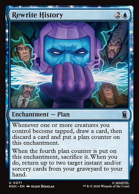 Rewrite History (71) (Foil) - Marvel Super Heroes - Game On
