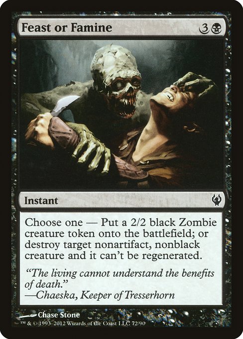 Feast or Famine (72) - Duel Decks: Izzet vs. Golgari - Game On