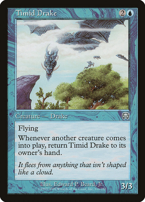 Timid Drake (111) - Mercadian Masques - Game On