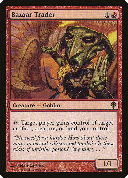 Bazaar Trader (72) (Foil) - Worldwake - Game On