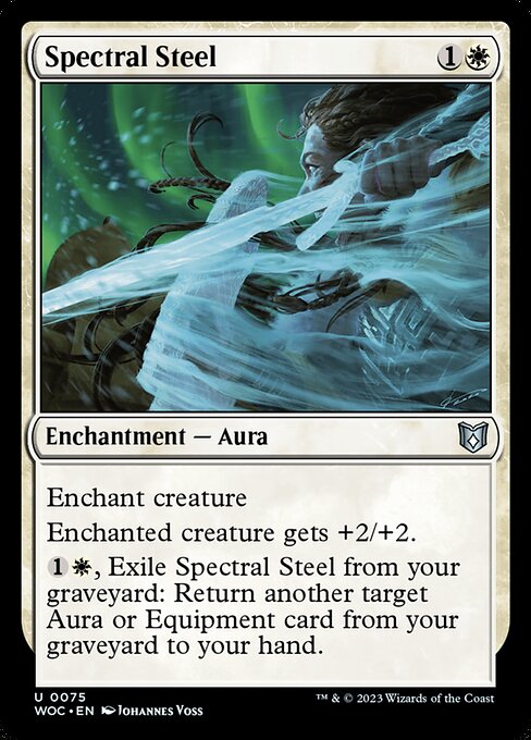 Spectral Steel (75) - Wilds of Eldraine Commander - Game On