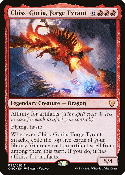 Chiss-Goria, Forge Tyrant (25) - Phyrexia: All Will Be One Commander - Game On