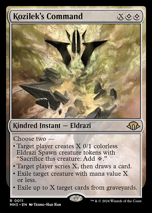Kozilek's Command (11) - FULL ART - Modern Horizons 3 - Game On