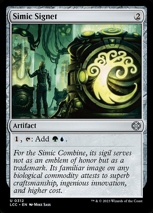 Simic Signet (312) - The Lost Caverns of Ixalan Commander - Game On