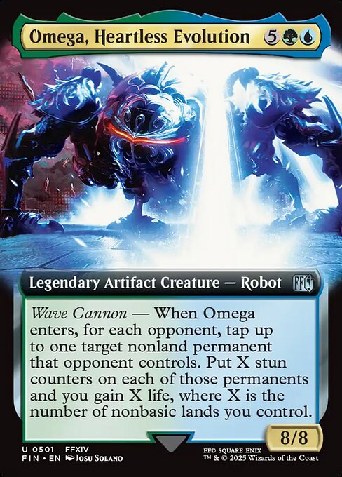 Omega, Heartless Evolution (501) - EXTENDED ART (Foil) - Final Fantasy - Game On