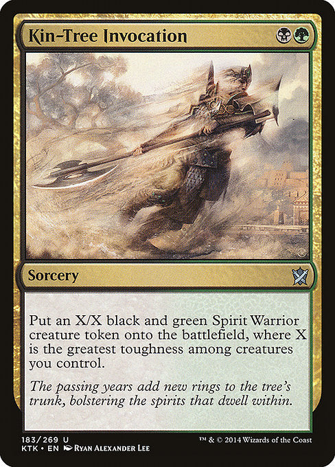 Kin-Tree Invocation (183) (Foil) - Khans of Tarkir - Game On
