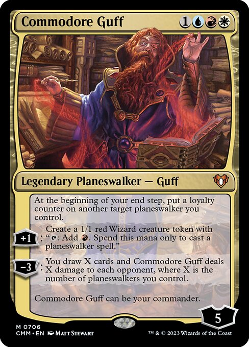 Commodore Guff (706) (Foil) - Commander Masters - Game On